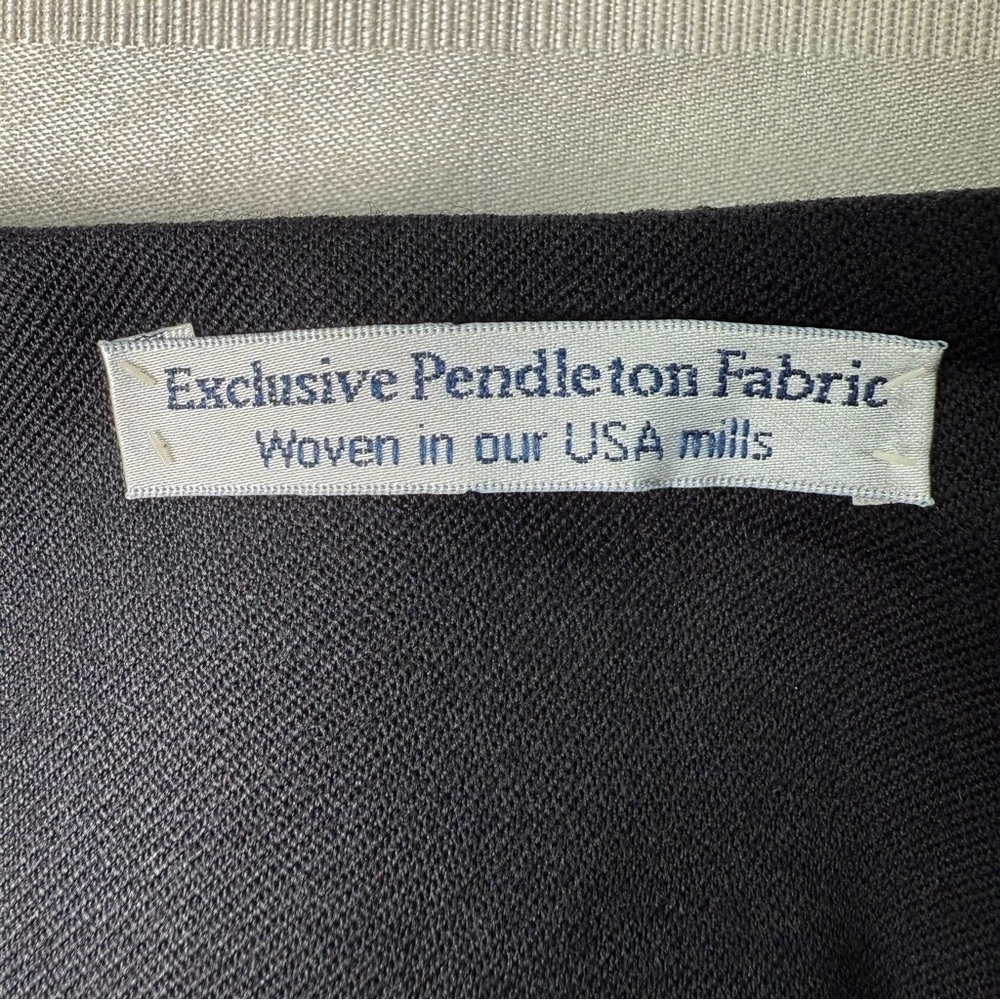 Pendleton Classic Black Pencil Skirt Sz 14 NWT 100% Virgin Wool - Picture 11 of 13